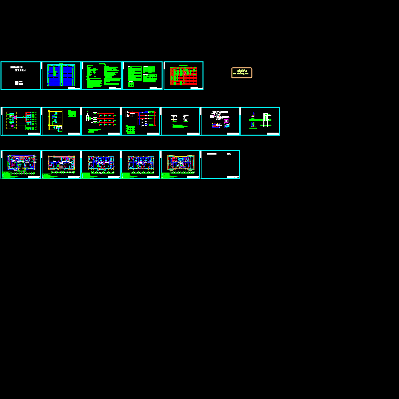 5层综合医院弱电系统CAD施工大样图 - 1