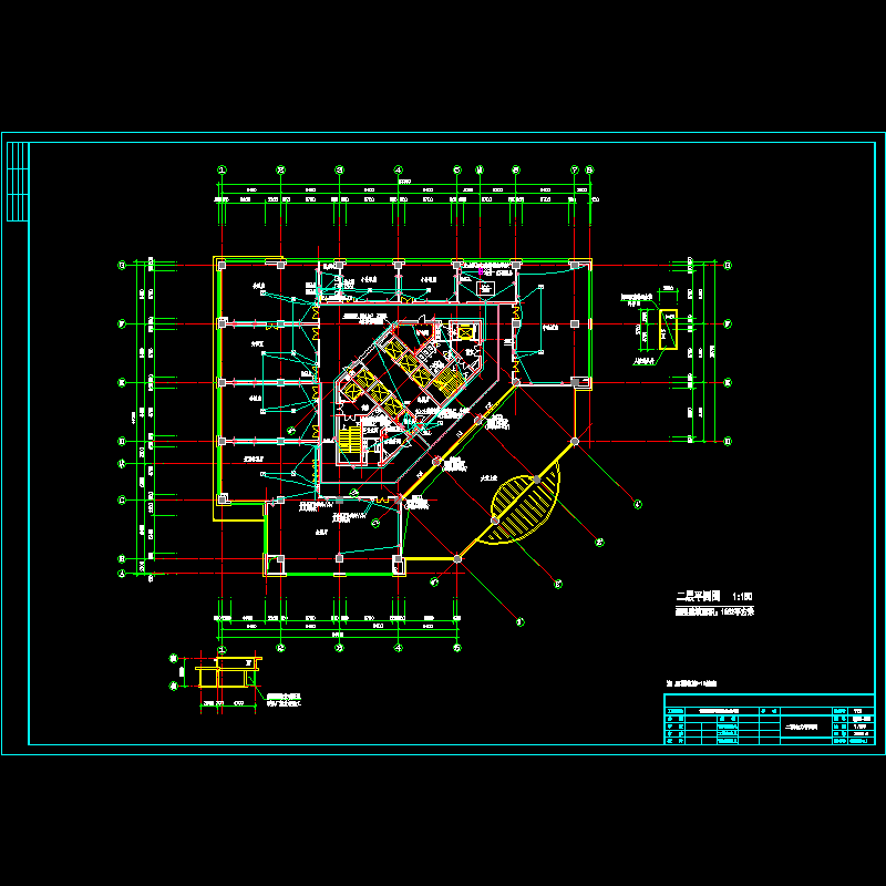 2层电力平面图纸 - 1