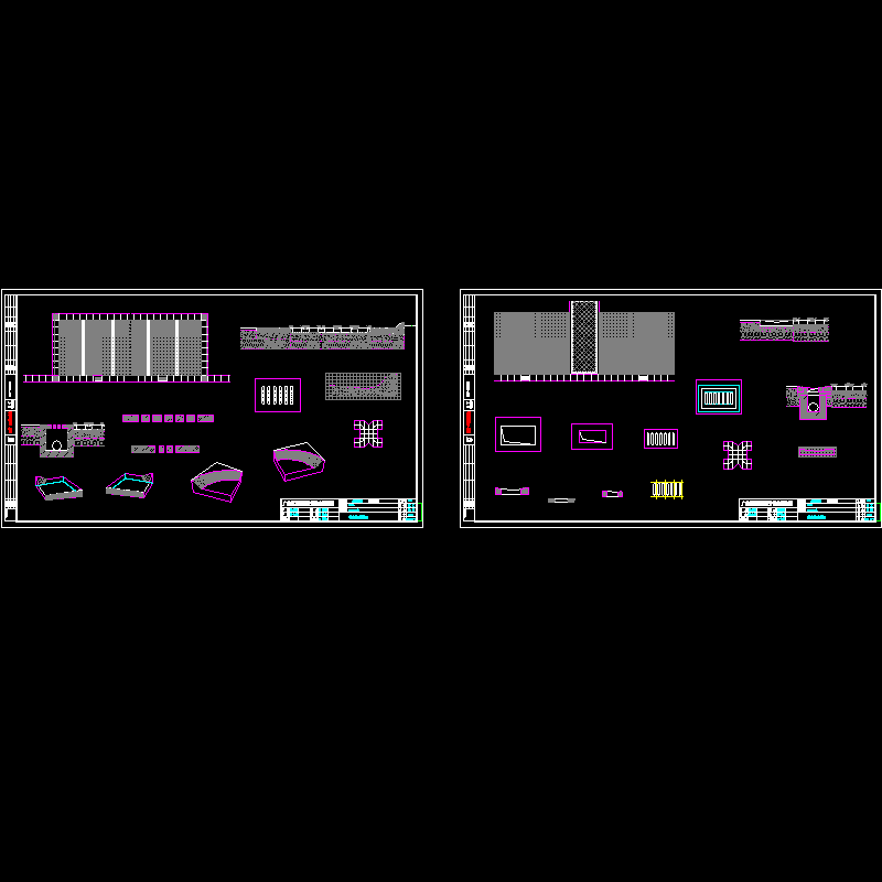 环境院标准图纸集-停车位做法CAD详图纸 - 1