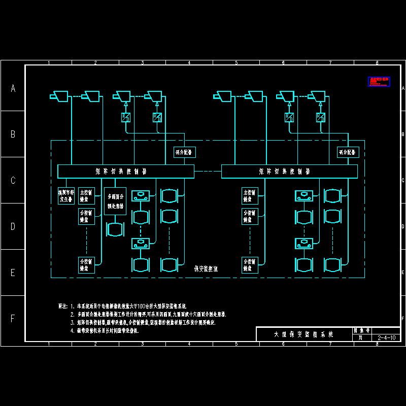 大 型 保 安 监 视 系 统.dwg