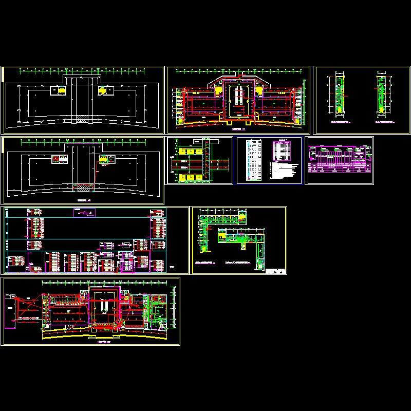 2层车站电气设计CAD施工图纸 - 1