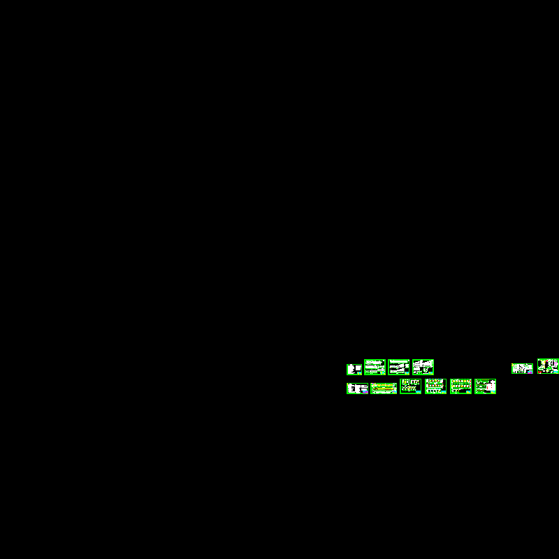 化工厂输送18度栈桥结构设计CAD施工图纸 - 1