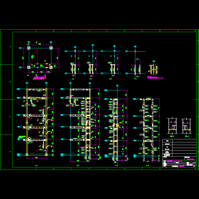 ccb-ga-10018-1#楼梯布置图 layout for stair 1#.dwg