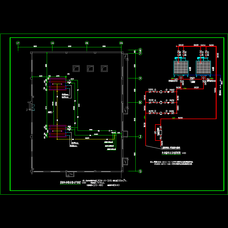 屋面冷却塔给排水平面图0305-301x-14b-2.dwg