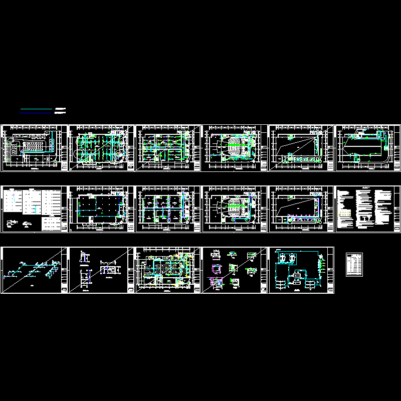 剧院暖通空调CAD施工图纸 - 1