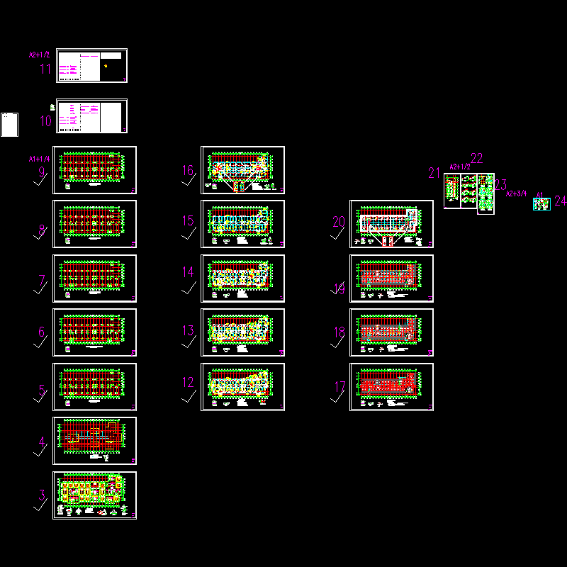 1#宿舍楼结构图.dwg