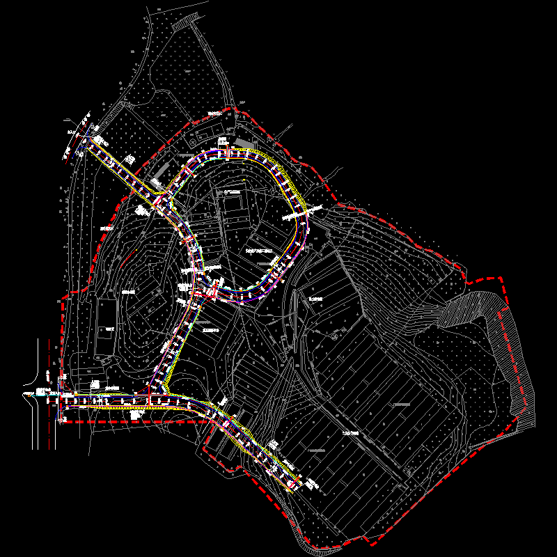 dq-04~dq-07 电力、通信平面图.dwg