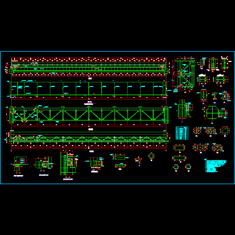 吊车梁节点构造CAD详图纸（二） - 1
