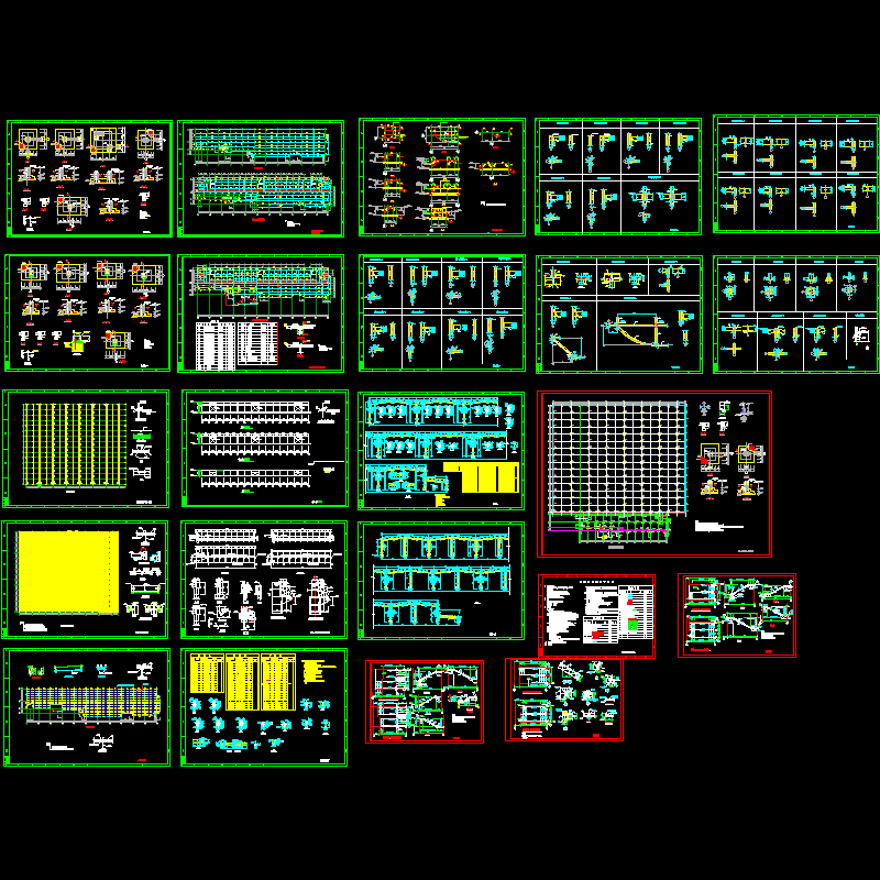 厂房及办公楼结构CAD施工大样图 - 1