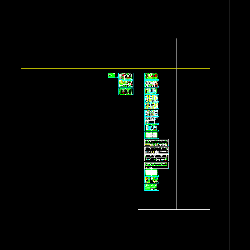 2层汽车4S店结构CAD施工大样图 - 1
