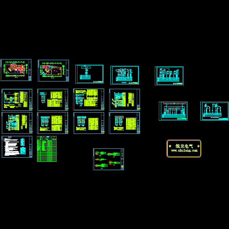 酒店BAS系统全套电气CAD图纸 - 1
