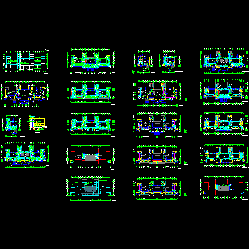 医院门诊楼强弱电设计CAD施工图纸.dwg - 1