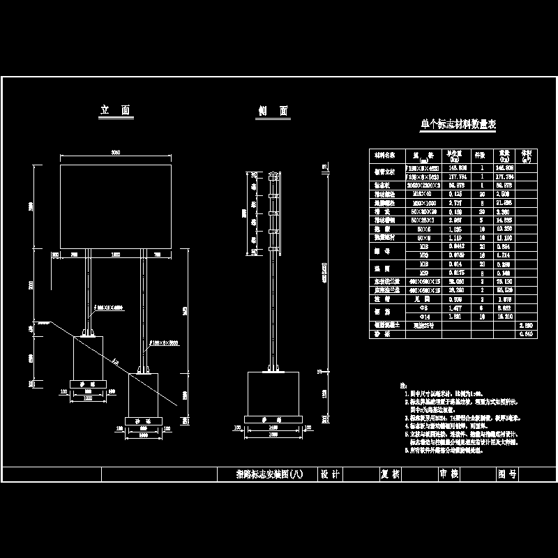 指路标志安装图(305).dwg