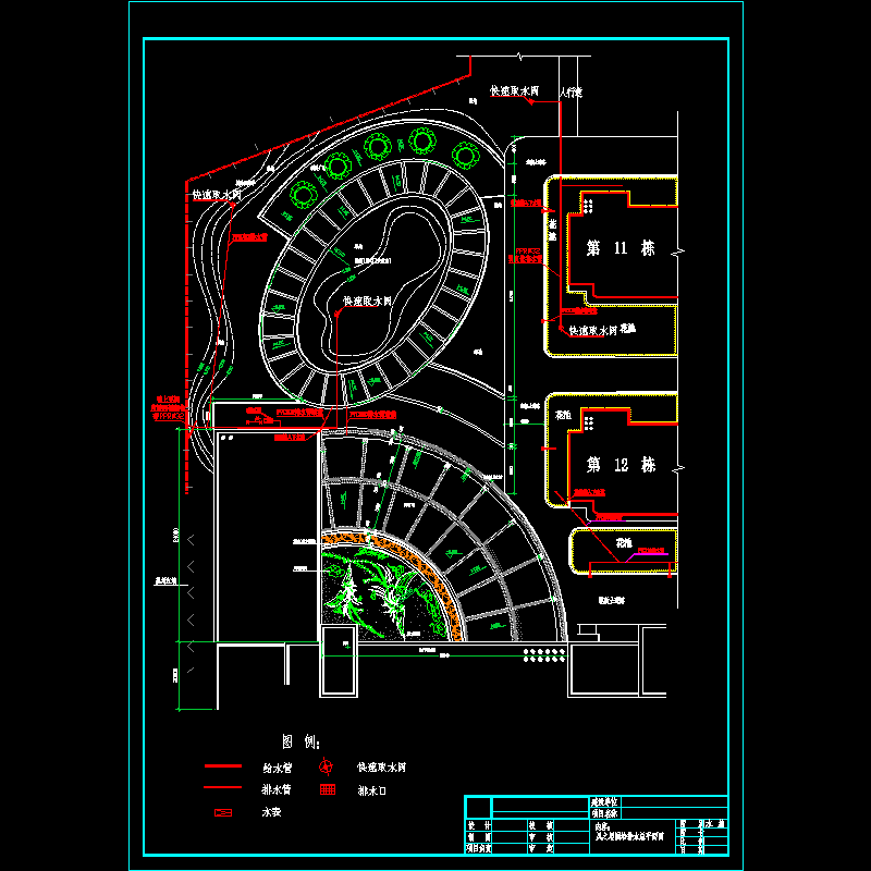 某环境给排水总平面图.dwg