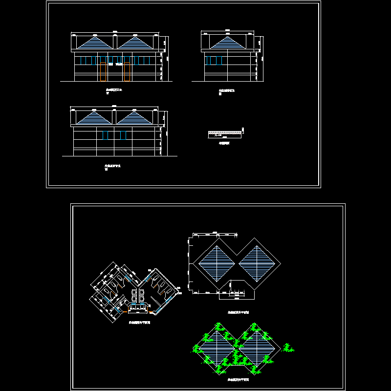生态厕所设计CAD图纸 - 1