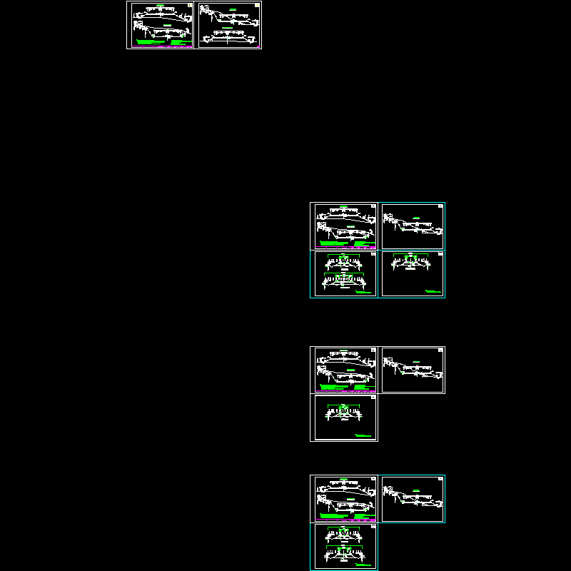 六车道高速公路路基标准横断面图纸.dwg - 1