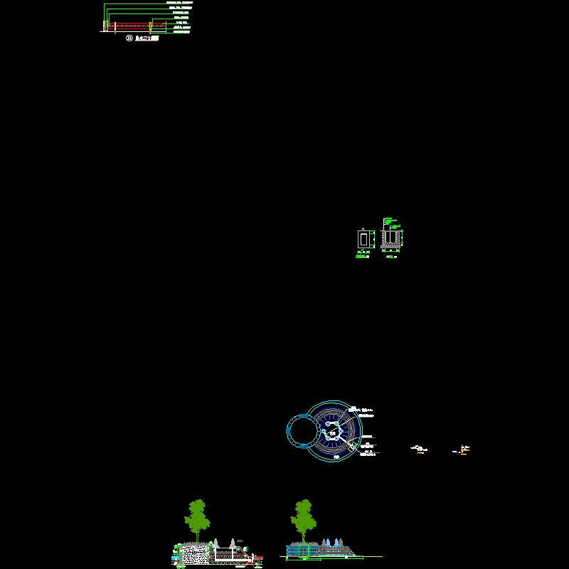 圆形跌水池给水大样图.dwg