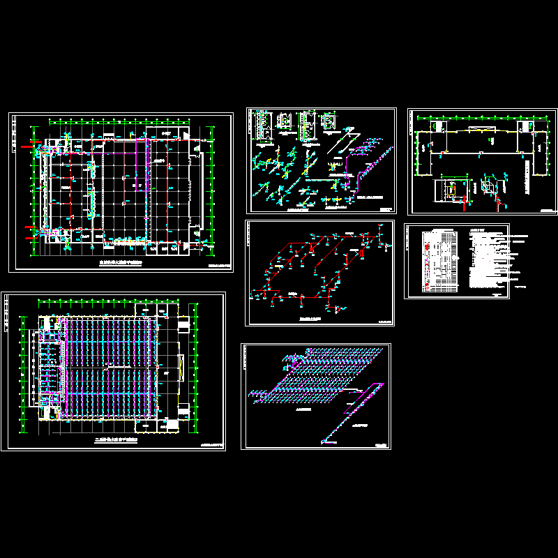 大礼堂给排水消防设计CAD图纸.dwg - 1