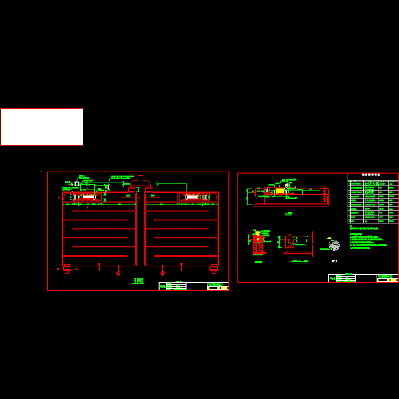 污水厂紫外消毒系统设计图纸.dwg - 1