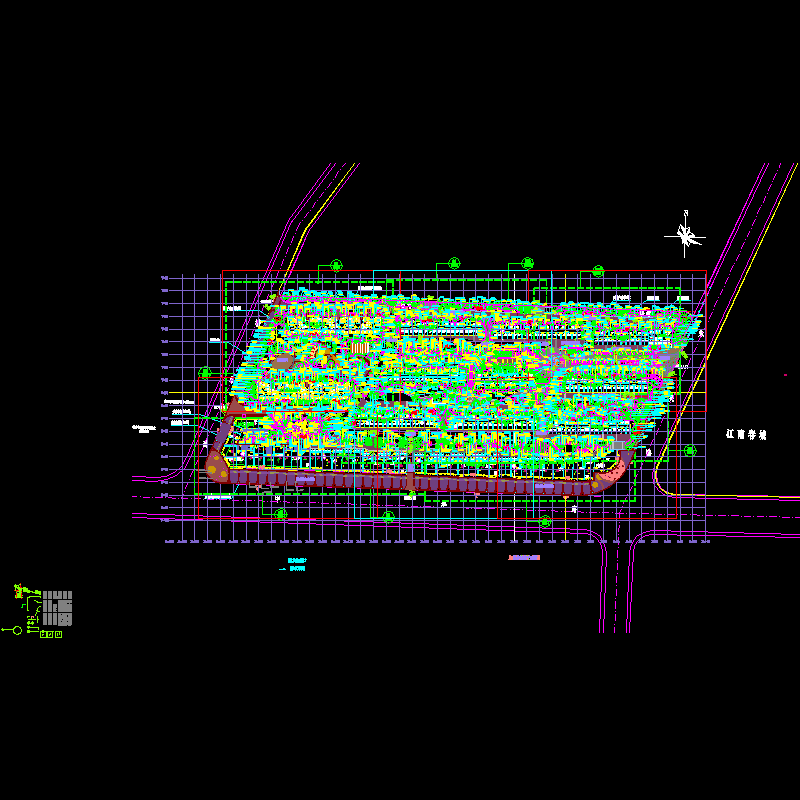 居住区种植绿化工程CAD施工图纸.dwg - 1