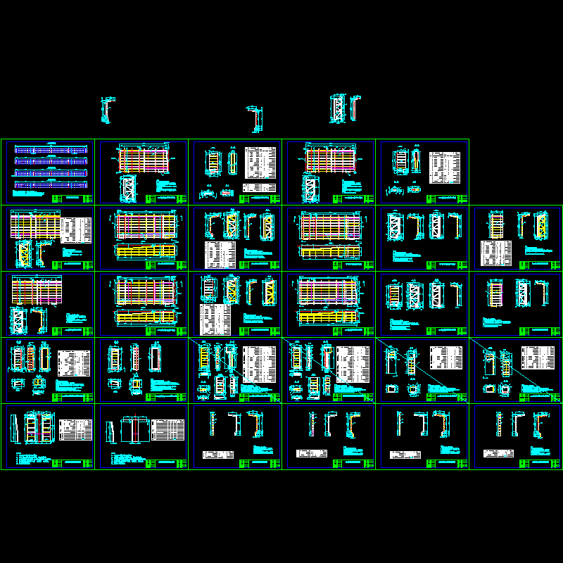 40mT梁结构拼装CAD施工图纸（全套）.dwg - 1