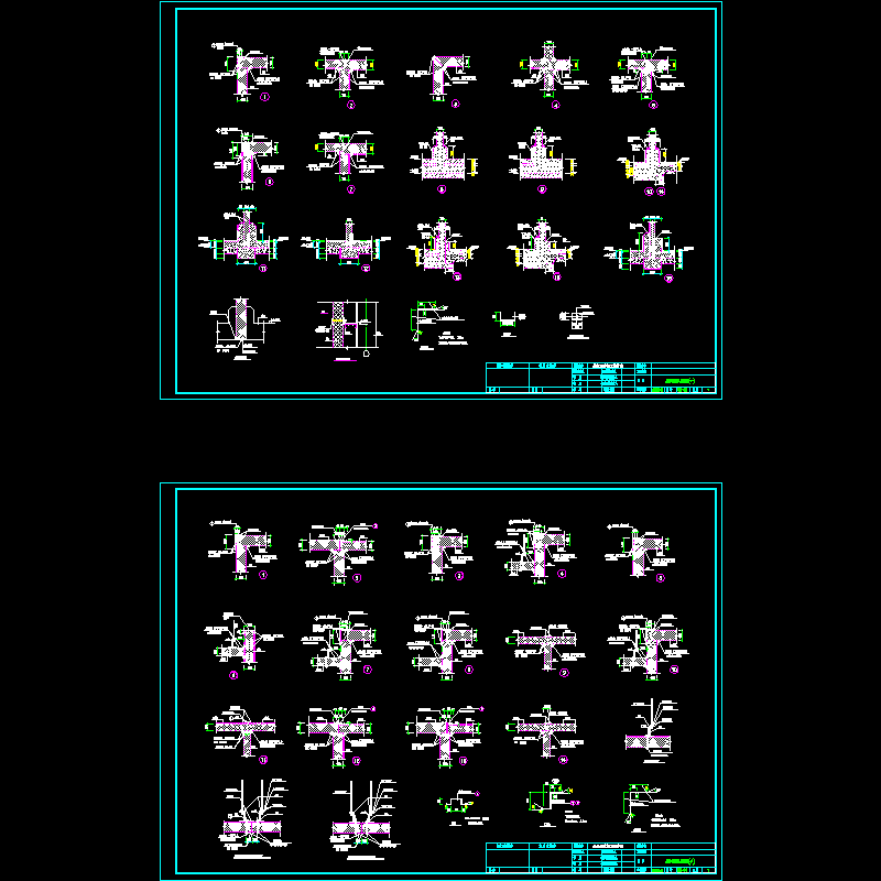 组合式冷库库体保温节点CAD详图纸图纸集.dwg - 1