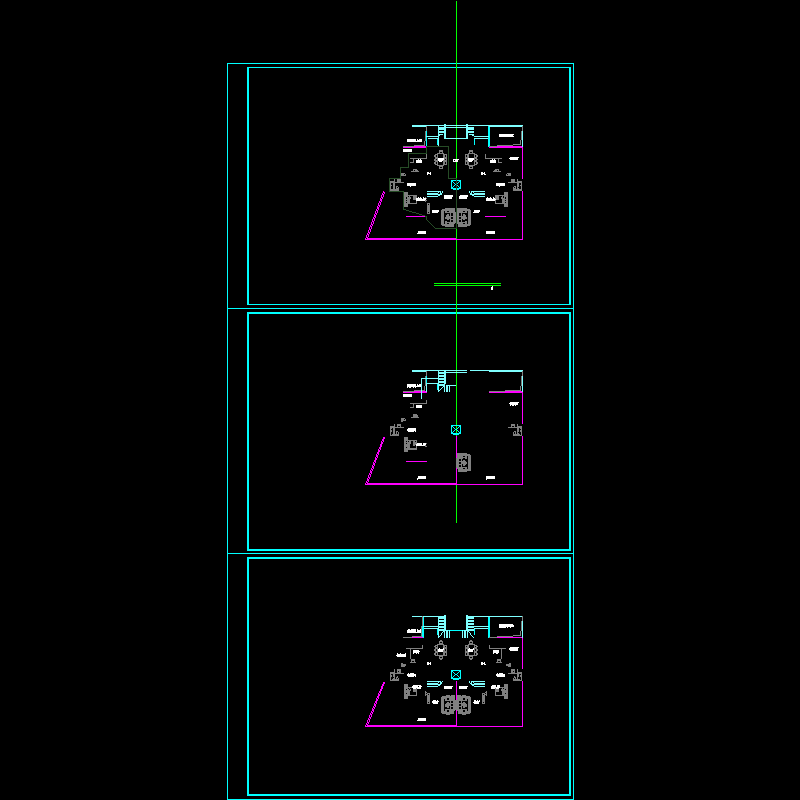 4层花园洋房户型设计图纸(标准层建筑面积).dwg - 1