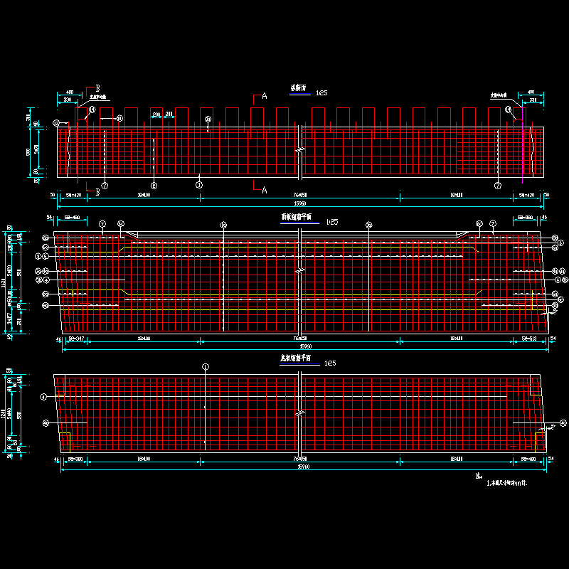 21 边板普通钢筋构造图（一）（c=380 α=5°）.dwg