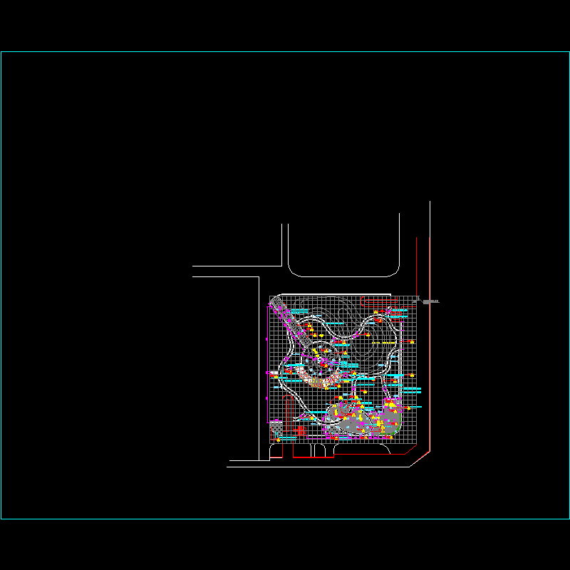 幼儿园旁绿地.dwg