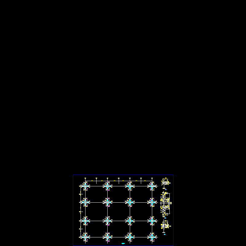 dwg2600-sd-bz-001（柱脚平面布置图）.dwg