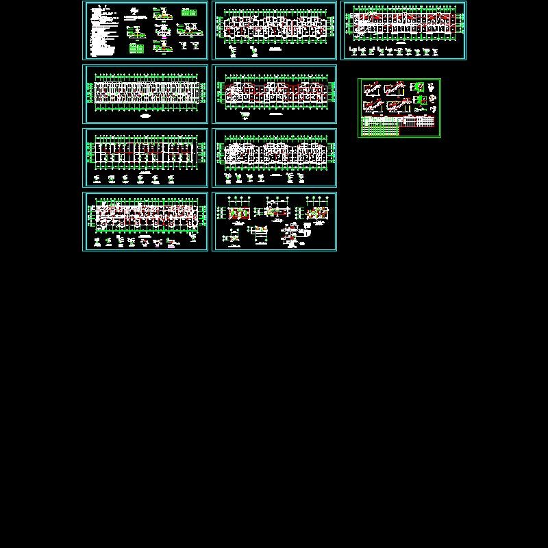 新世界6层砖混住宅楼结施图（10页图纸）.dwg - 1