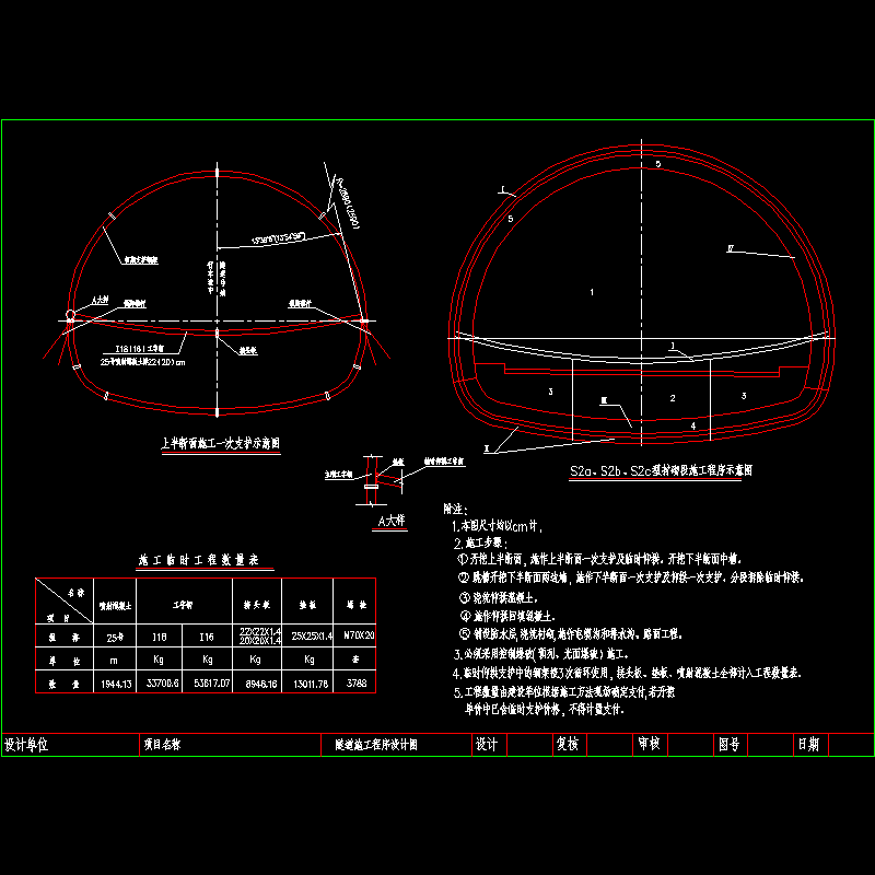 隧道施工程序设计图.dwg