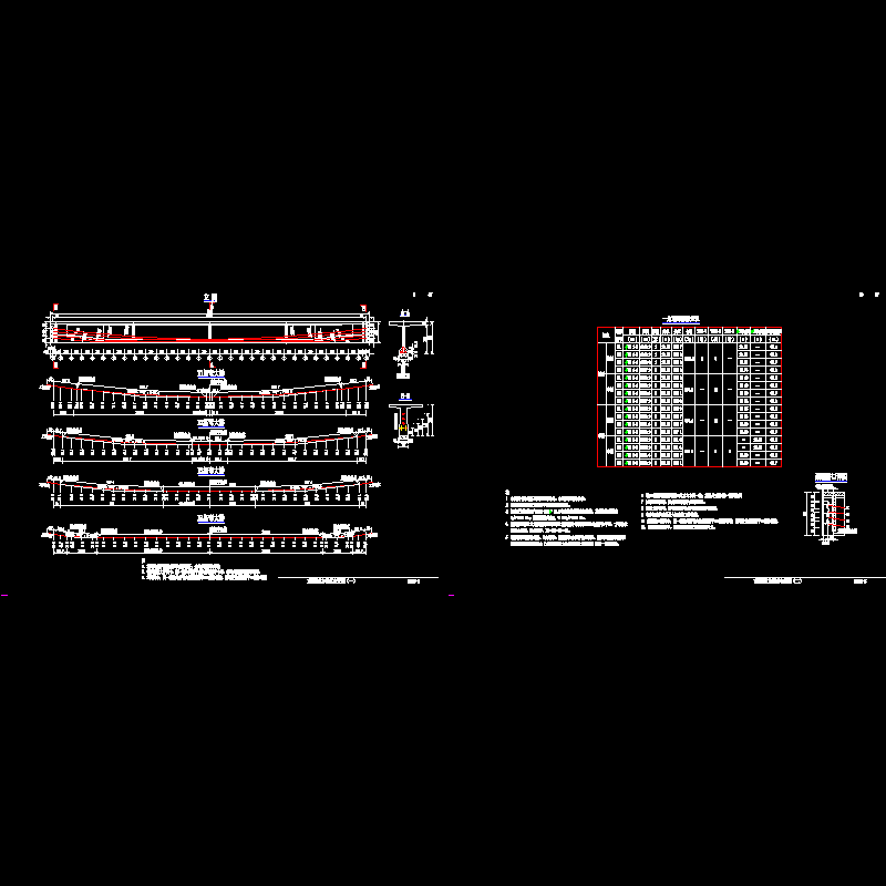 05 t梁预应力钢束布置图（一）~（二）.dwg