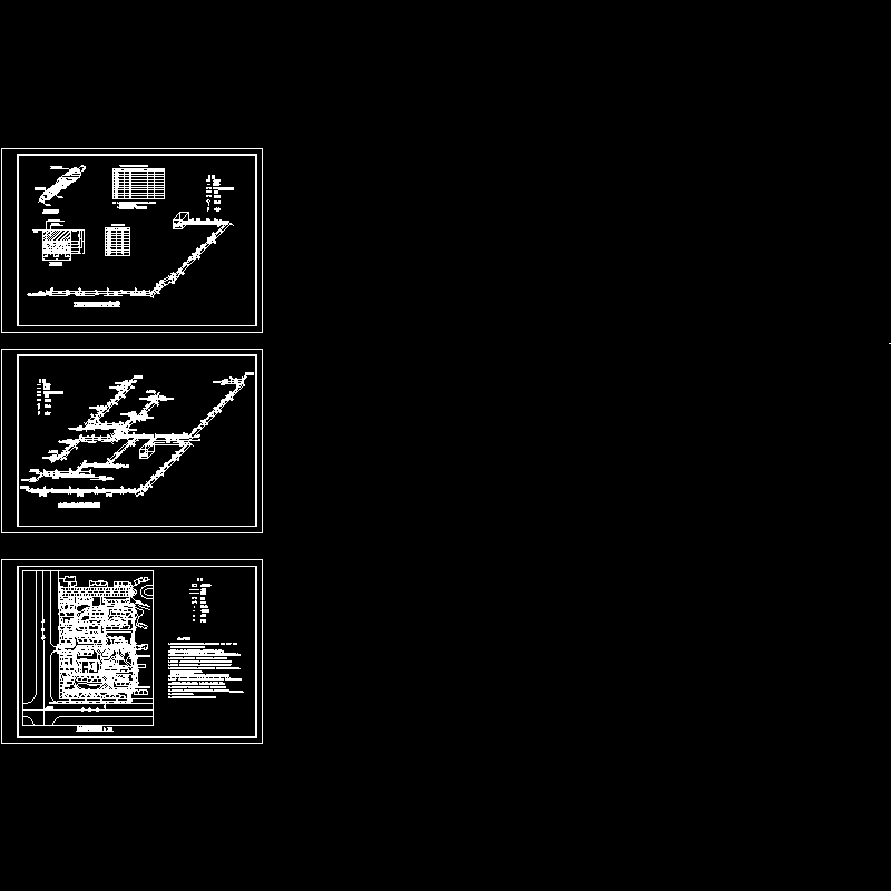 室外直埋热力管网平面图纸.dwg - 1