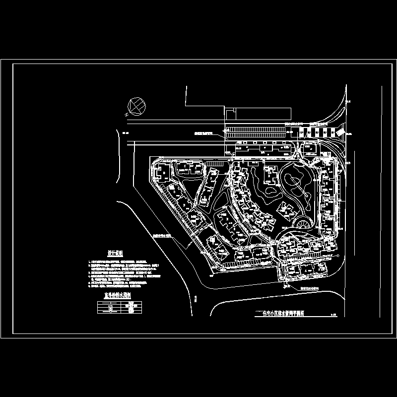 小区总平面图污水.dwg