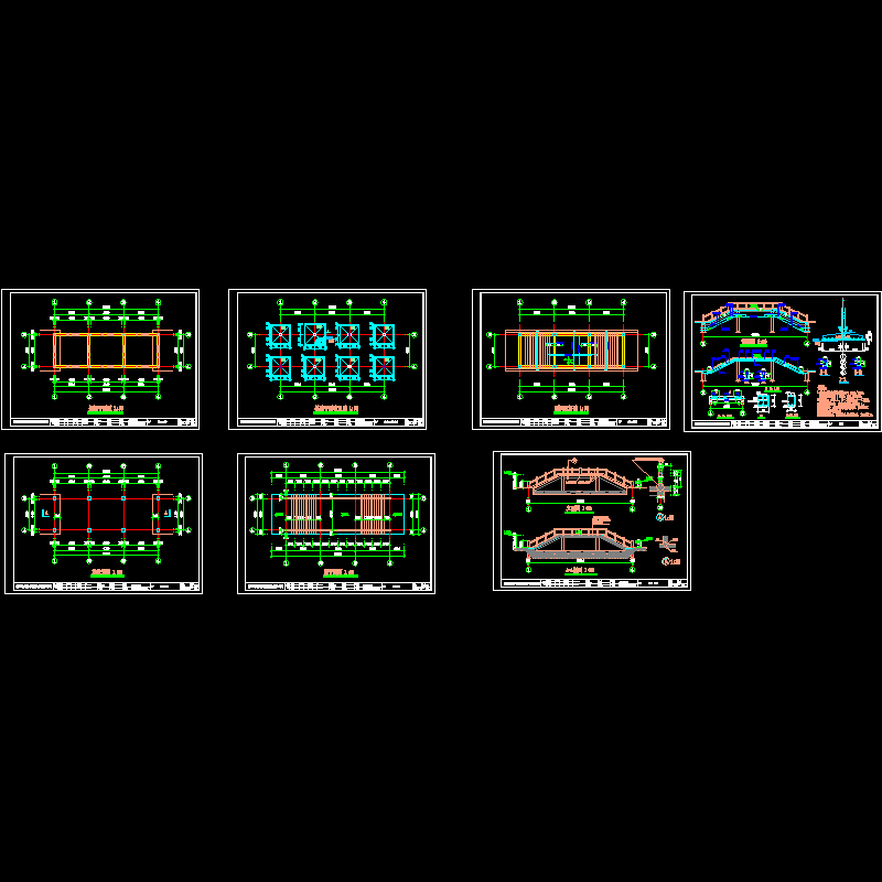 景桥详细施工CAD图纸 - 1