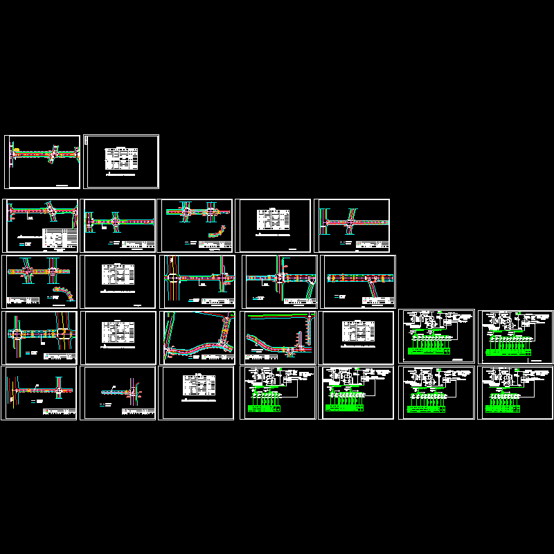 路灯及景观电气工程CAD施工图纸.dwg - 1