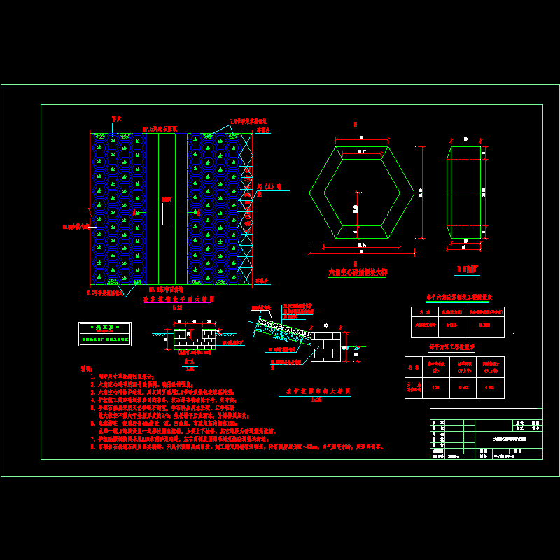 平昌县防洪堤护坡设计图.dwg