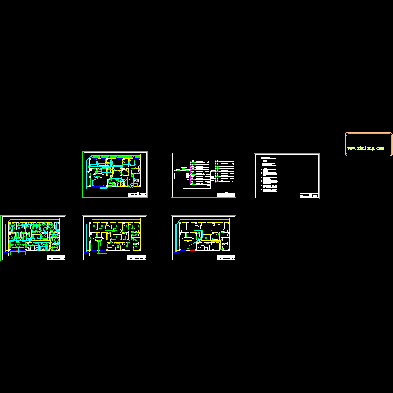 美容院装修电气设计CAD施工图纸.dwg - 1