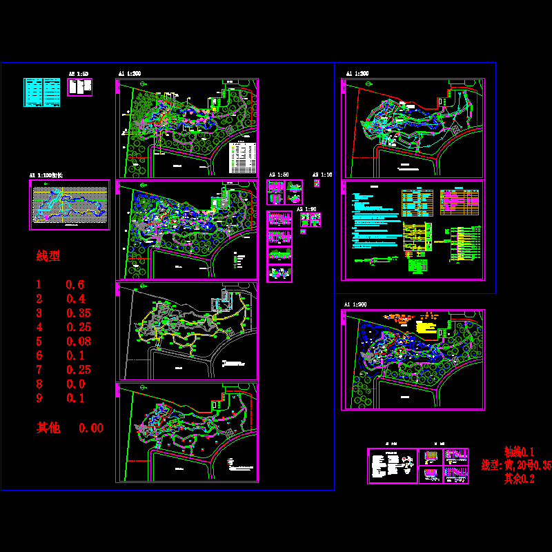 停车场休闲景观CAD施工图（25页图纸）.dwg - 1