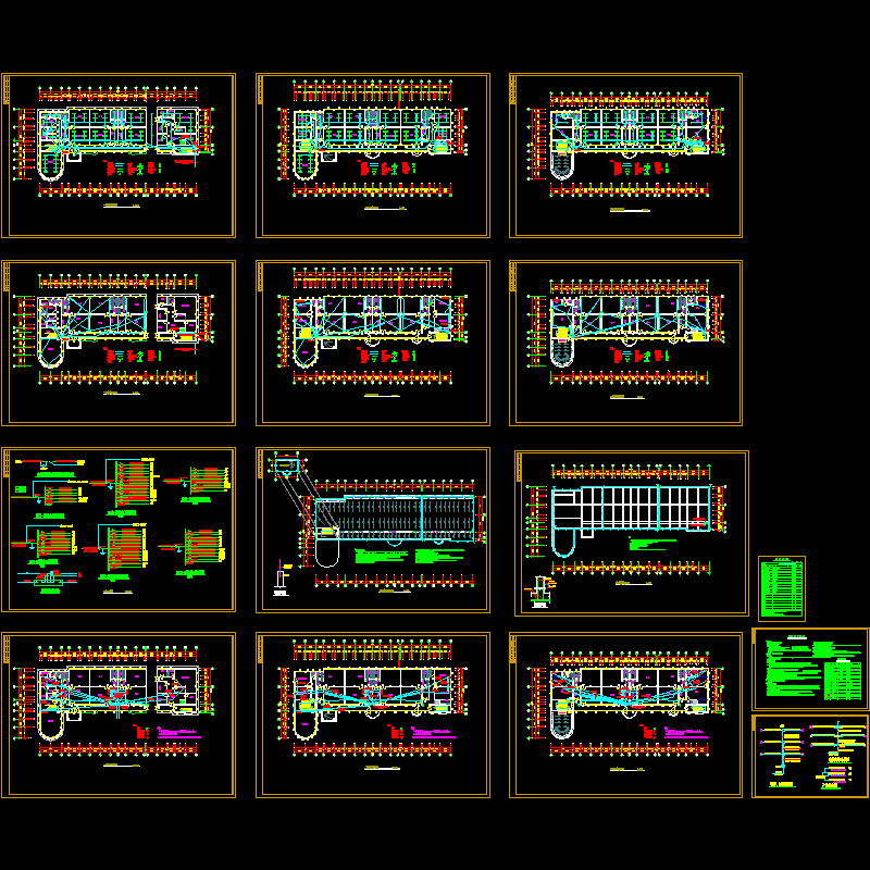 3层幼儿园电气设计CAD施工图纸.dwg - 1