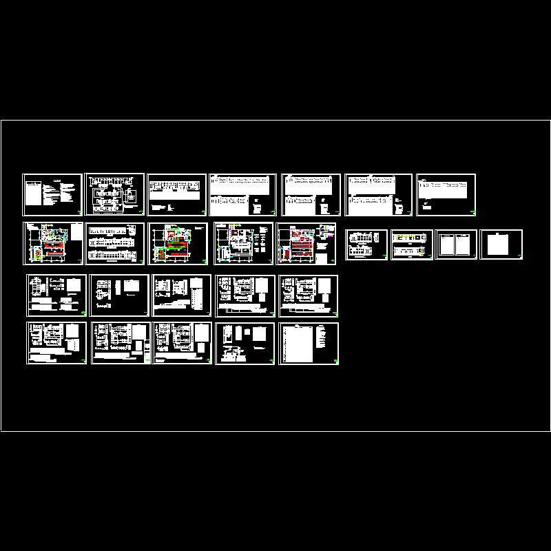 商场10KV变电所CAD图纸（26页CAD图纸）(dwg) - 1