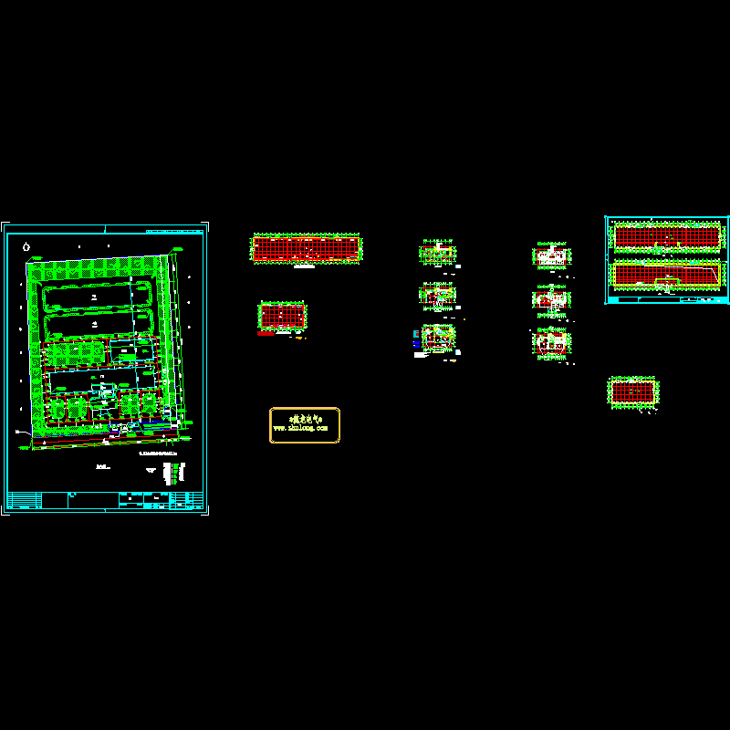 公司厂区电气CAD施工图纸.dwg - 1