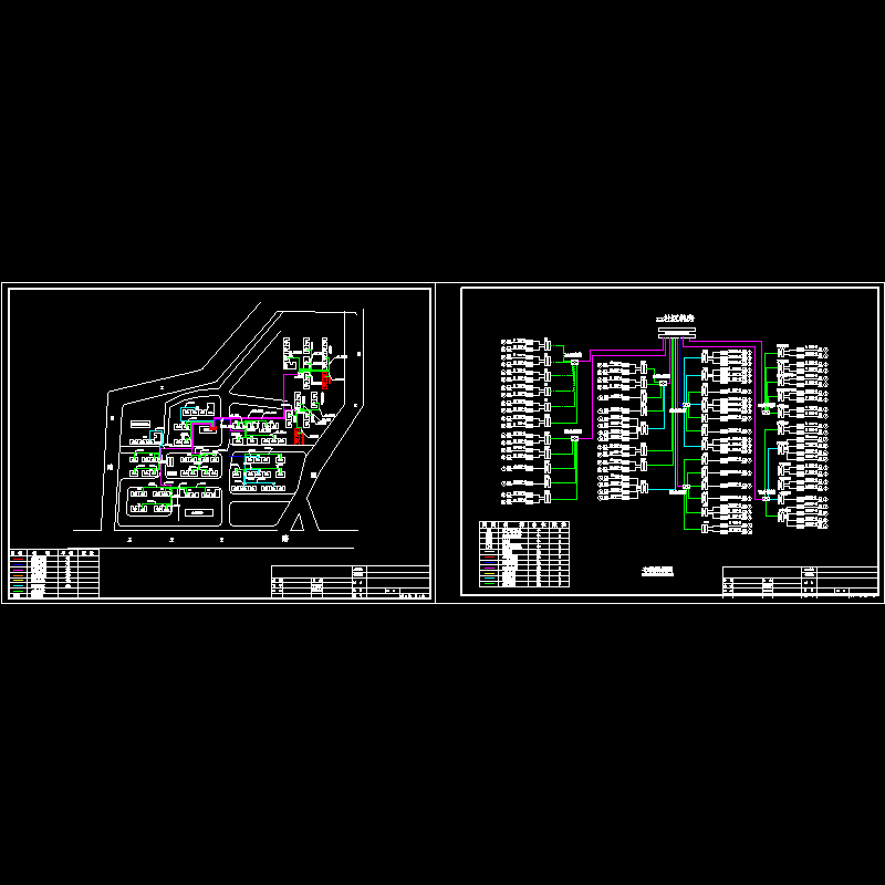 社区宽带网络设计CAD图纸.dwg - 1