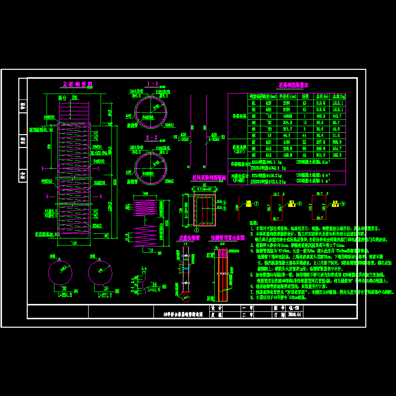 ql-05 1号桥台桩基钢筋构造图.dwg