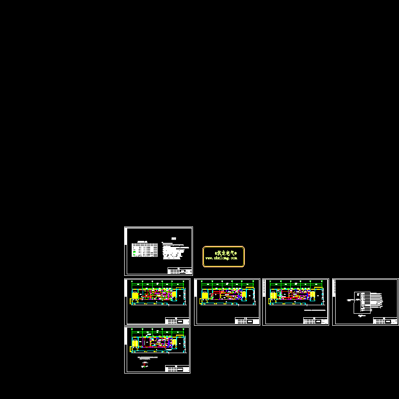 药品提取车间强电设计CAD施工图纸（6张）.dwg - 1