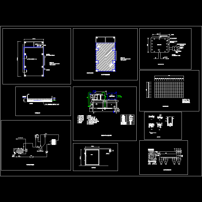 防爆冷库及制冷机全套设计CAD - 1