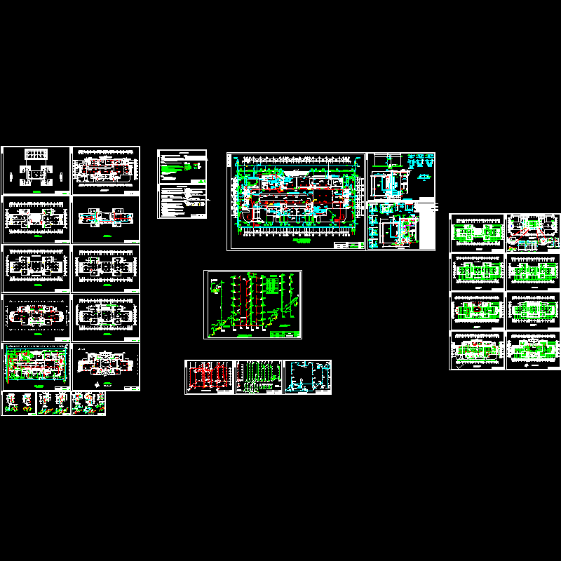 图书馆给排水设计CAD大样图.dwg - 1