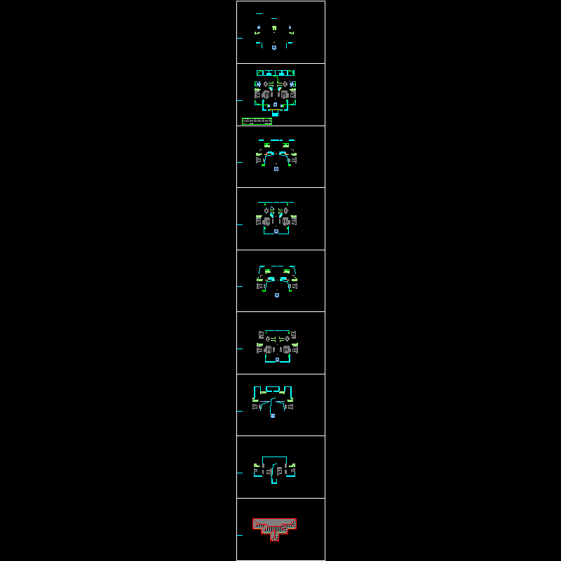 6层花园洋房户型图纸.dwg - 1