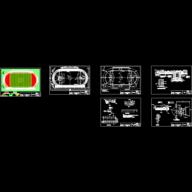 400米塑胶运动场图纸 - 1